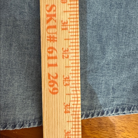 NATURAL LIFE Denim Dress with Floral Patchwork size XL - Picture 7 of 8